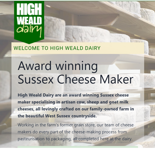 Sussex cheeses at Hastings Wine and Coffee