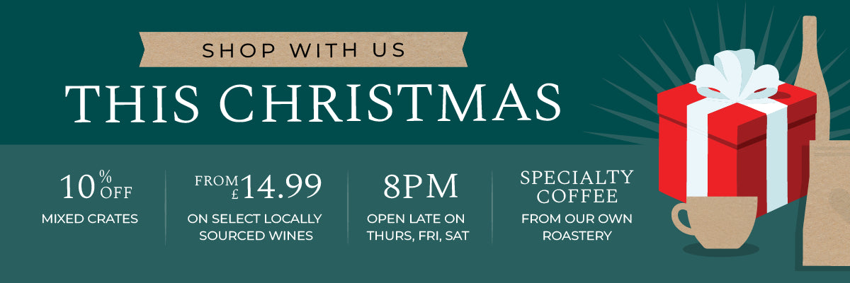 Christmas Shopping for Wine, Specialty Coffee and other gifts at 91 - 92 Queens Road, Hastings